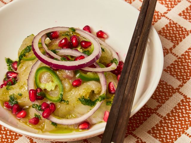 Thiou Restaurant Ceviche de dorade Sébaste