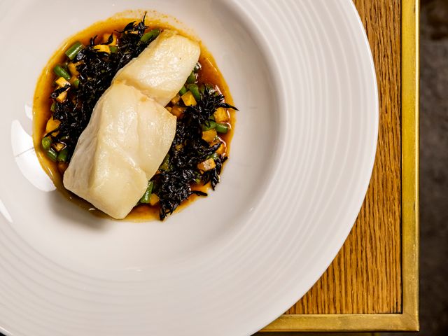 Thiou Restaurant Dos de cabillaud rôti