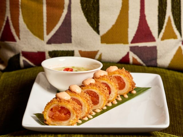 Thiou Restaurant Maki croustillants au saumon